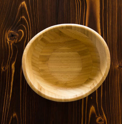 Bamboo dinner plate