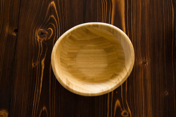 Bamboo dinner plate
